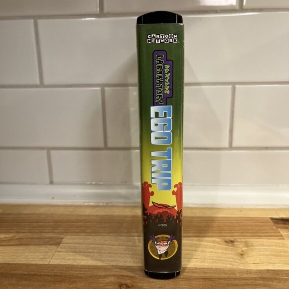 Dexters Laboratory Ego Trip VHS Tape 2000 Black Clamshell Case Cartoon Network - Picture 3 of 6